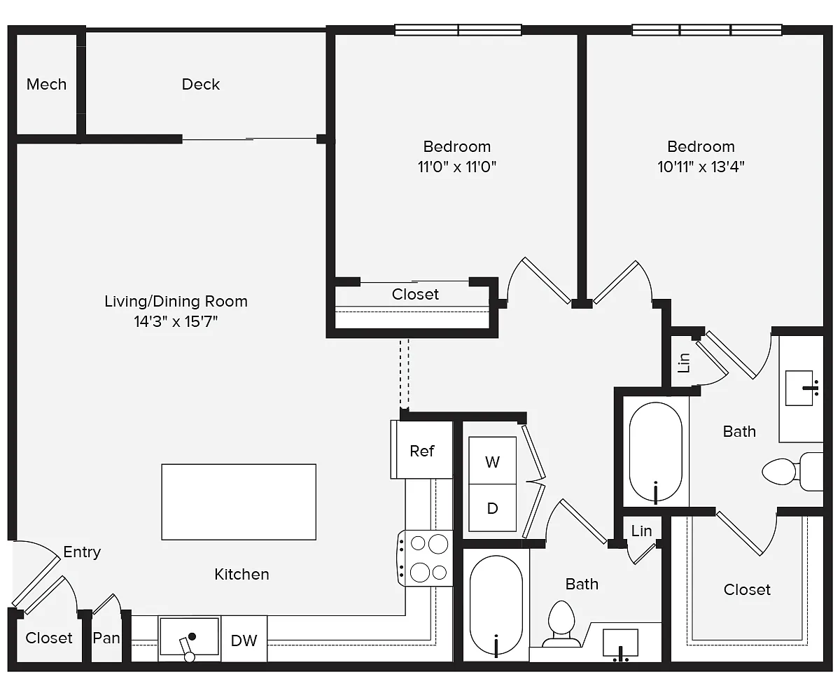 Floor plan B1-1069-1080