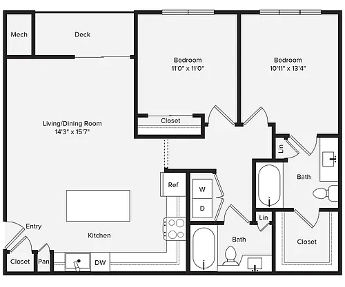 Floor plan B1-1069-1080