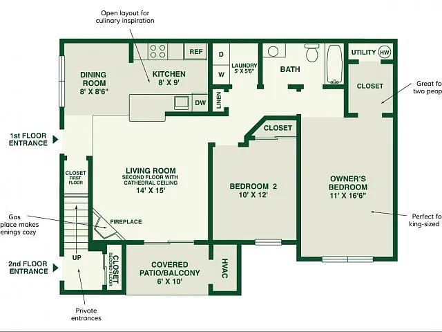 Floor plan Brookside