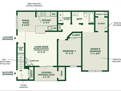 Floor plan Brookside