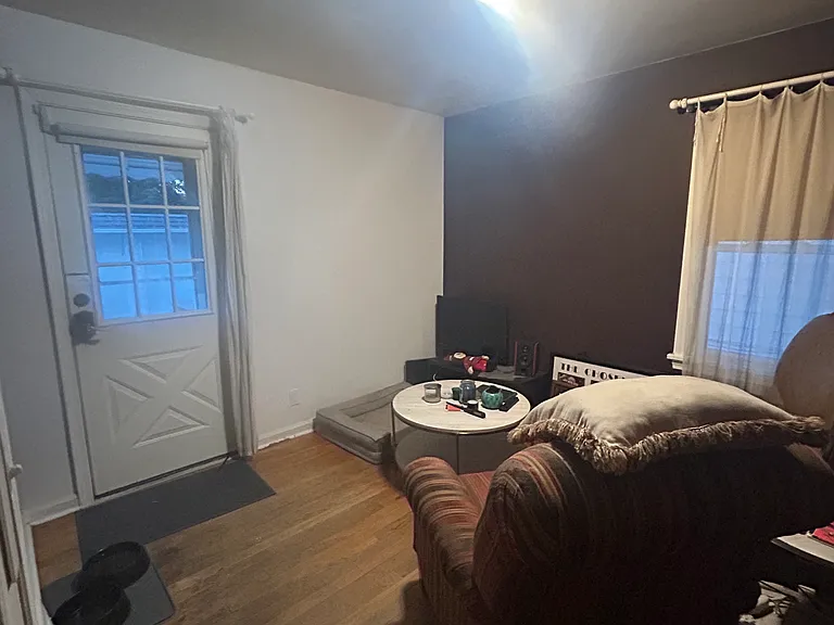 Third bedroom (door leads to backyard)