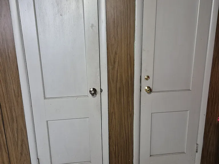 Separate storage closets