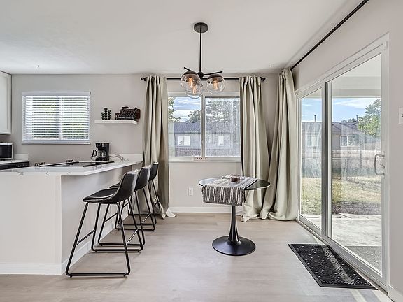 Kitchen and dining area