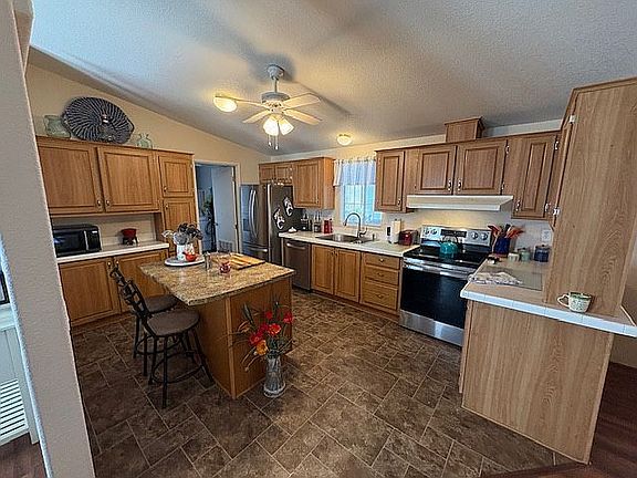 Kitchen from living room