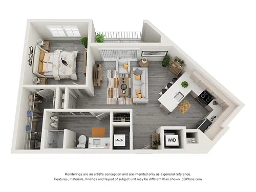Floor plan 1E