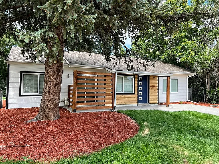 Front of home.