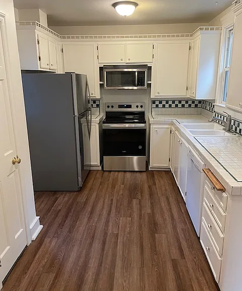 Kitchen with new appliances