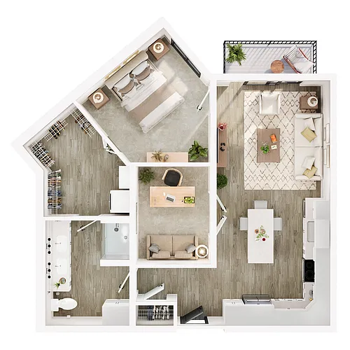 Floor plan Whistler with Den