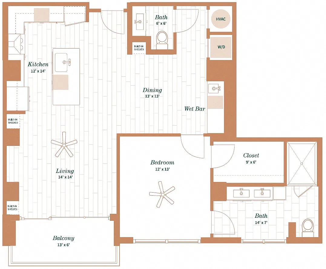 Floor plan Persimmon