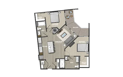 Floor plan B6 - Laceleaf