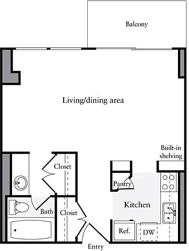 Floor plan Studio C
