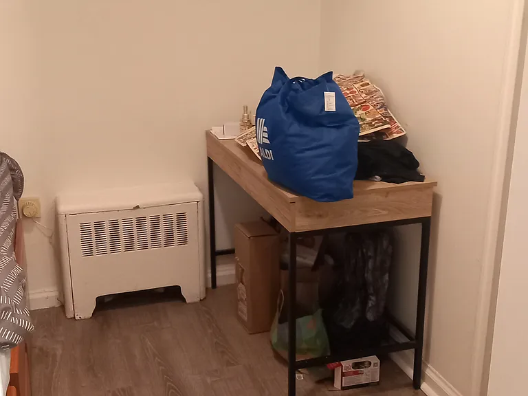 Small bedroom separated from living room