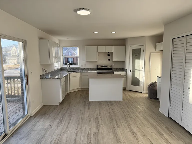 view of kitchen from nook
