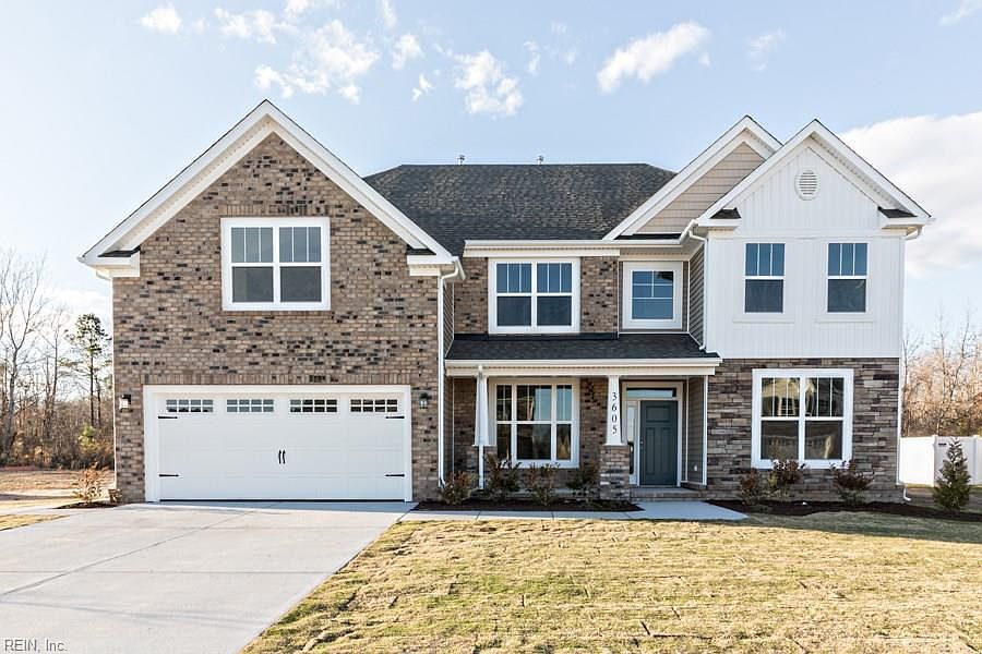 Welcome home to 3605 Daniel Way! Inviting brick and stone exterior with extended front porch is elegant and inviting.