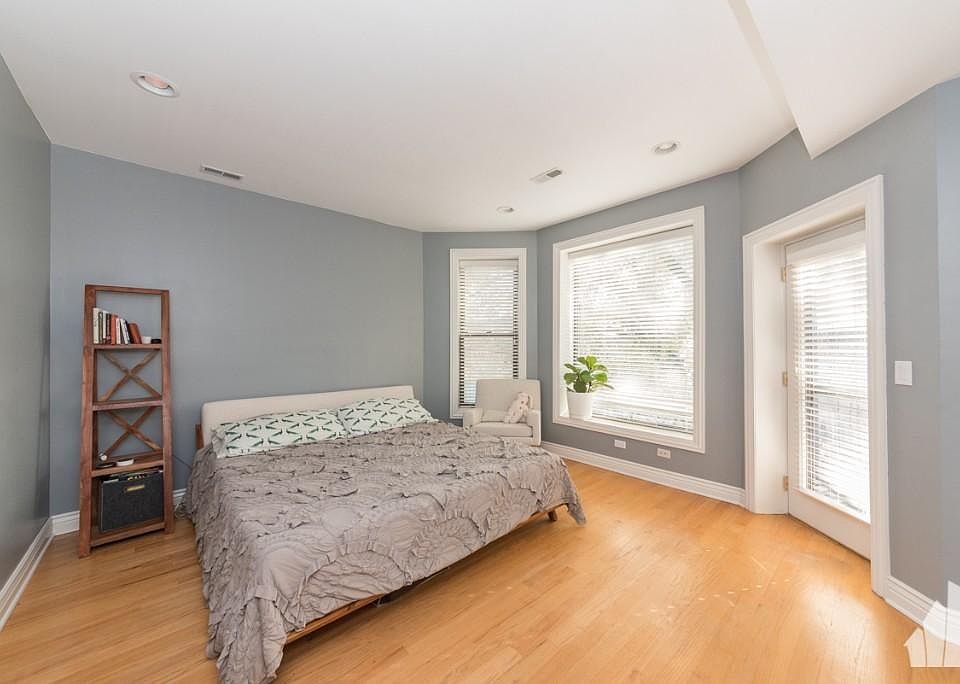 Primary bedroom prior to remodel.