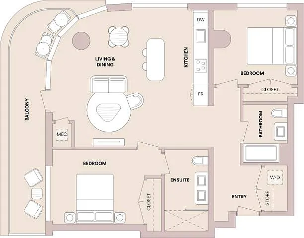 Floor plan BK