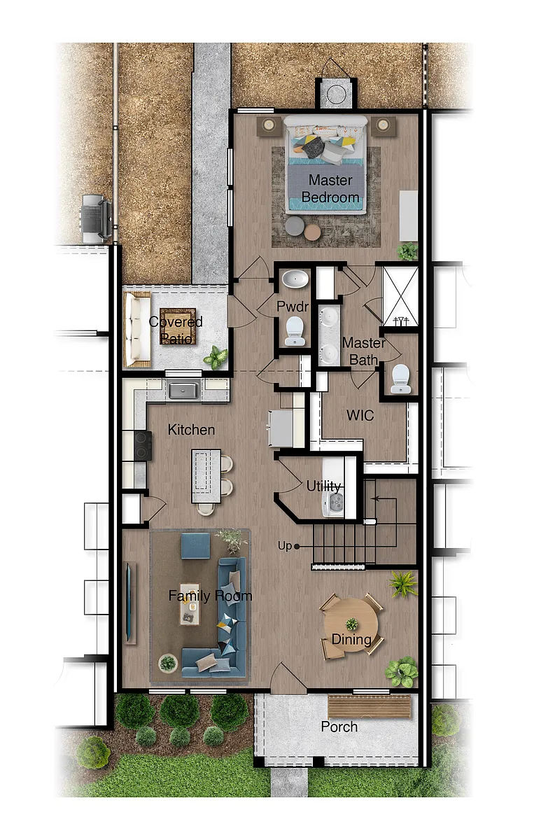 Floor plan C2 - Affordable