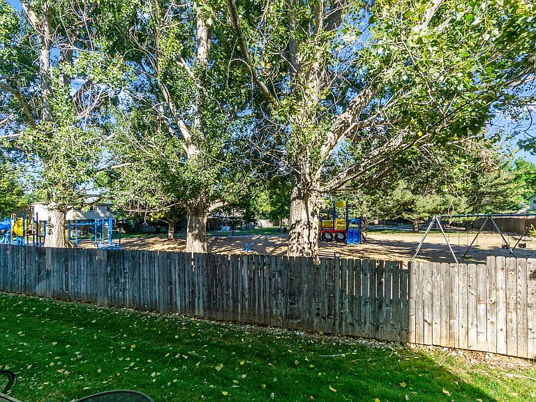 view from back door on condo