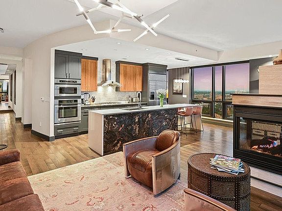 Open floor plan living room