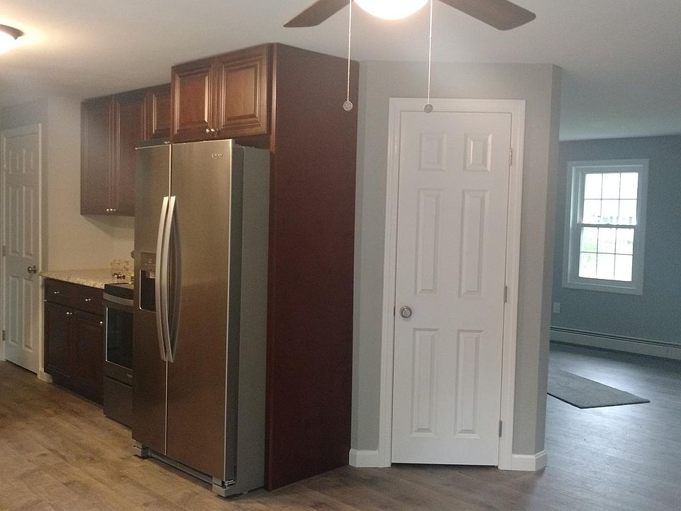 Kitchen open to living room. Closet is built in pantry