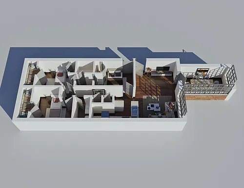 Floor plan Standard Loft - 3 BDR, 2 BTH. 1 Bonus | LIMITED