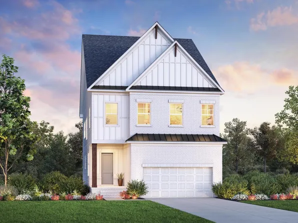 Tearose with Basement Plan, Toll Brothers at the Crossing at Coal Mountain - Heartland C