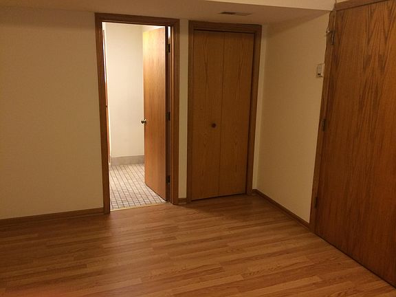 Living room looking into bathroom