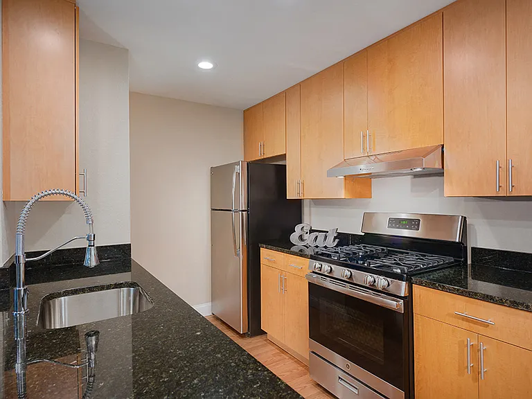 Our Luxury style features granite and stainless steel