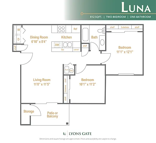 Floor plan Luna