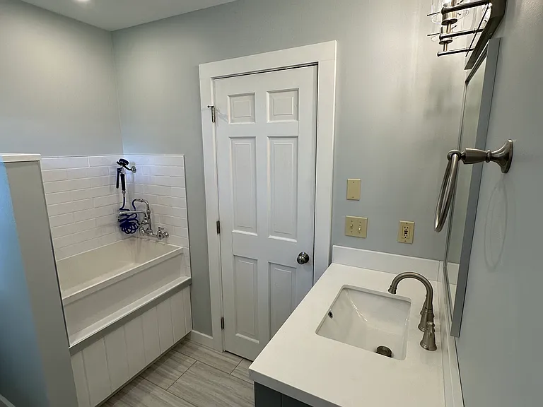 First floor half bathroom