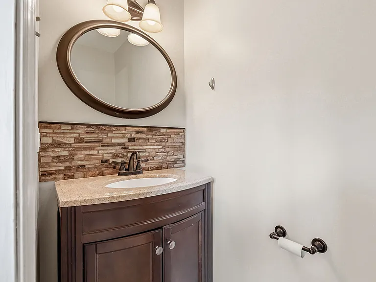 Half Bathroom off Kitchen