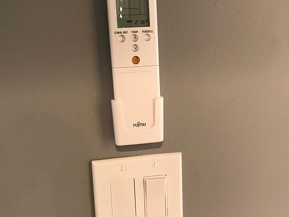 Temperature control on each room