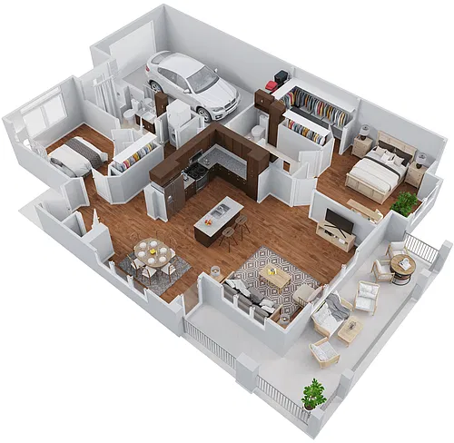 Floor plan B7C