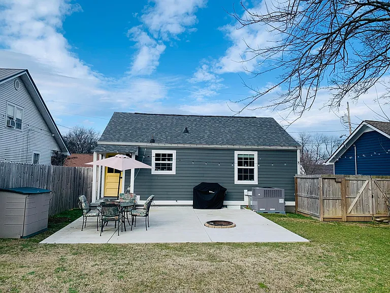 Backyard and patio