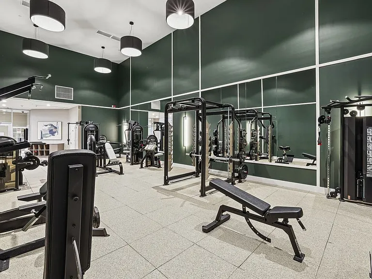State-of-the-art fitness center with cardio equipment