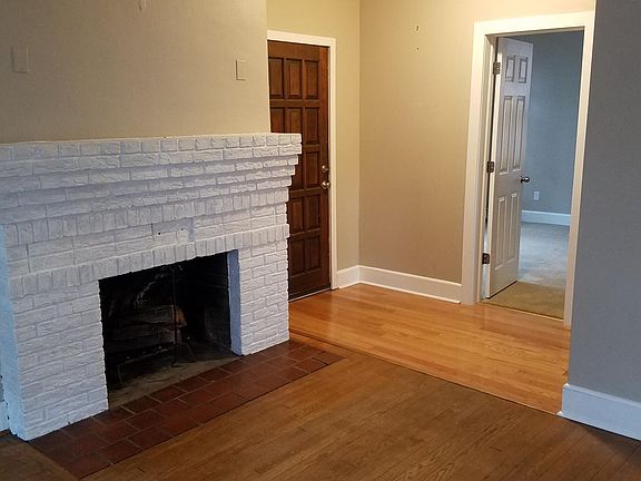 Fireplace near the entrance