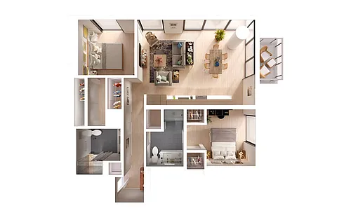 Floor plan B2b