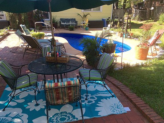 Large patio