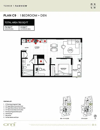 Floor plan Fairview C9