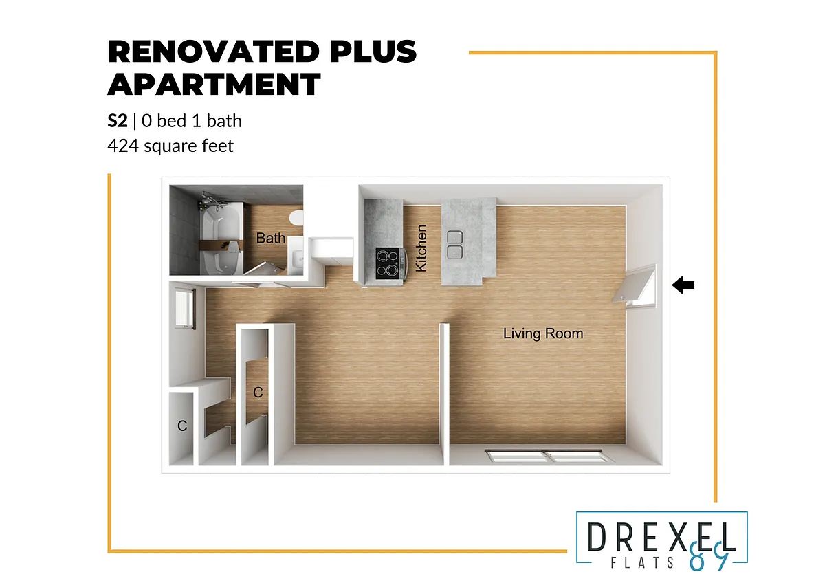 Floor plan S2 Renovated Plus