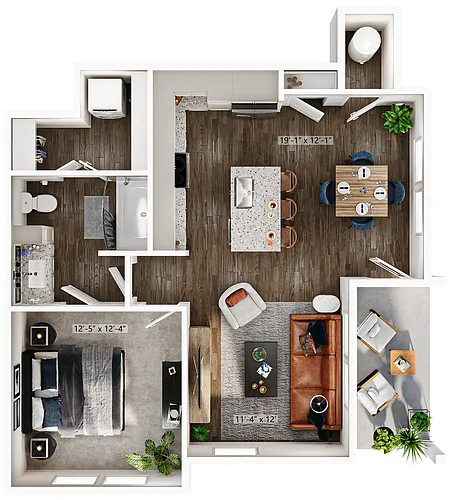 Floor plan A1A