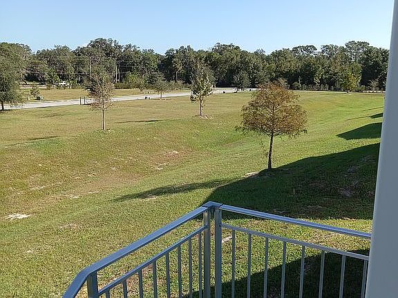 View from back porch