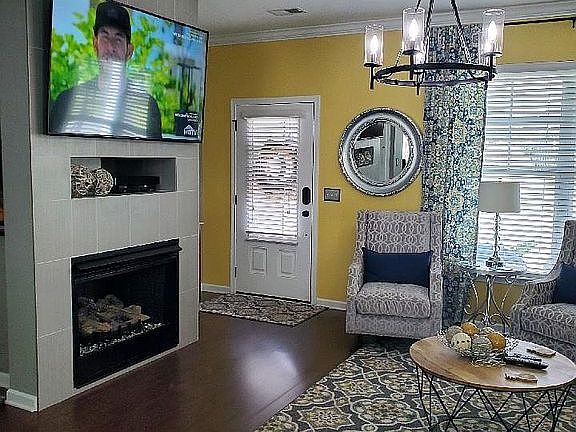 Fireplace in Great Room