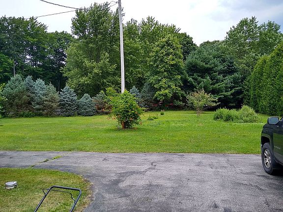 Yard view from garage