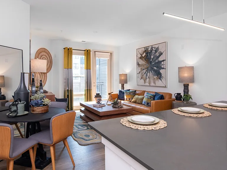 Bright, modern space perfect for relaxing or entertaining.