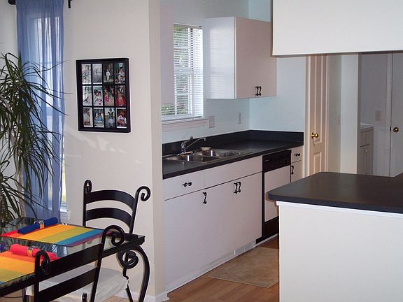Kitchen off dining area