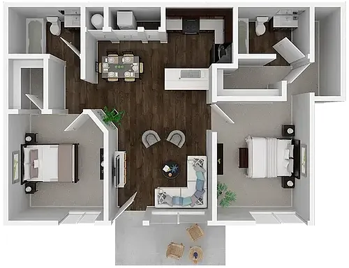 Floor plan The Laurel Willow