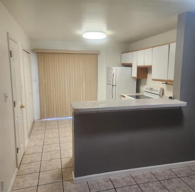 Looking into the kitchen