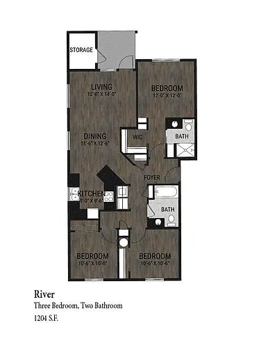 Floor plan River (West)
