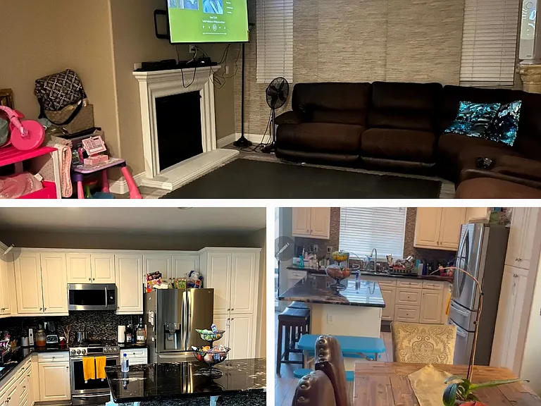 Living room, Kitchen, Dining area